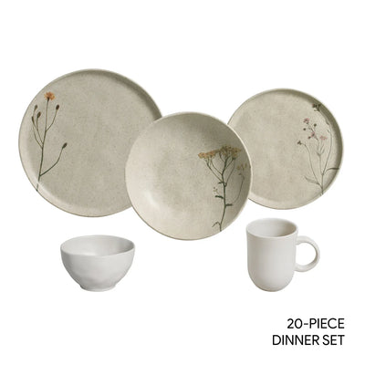 20 Pc. Dinnerware Set - Fluent Trends