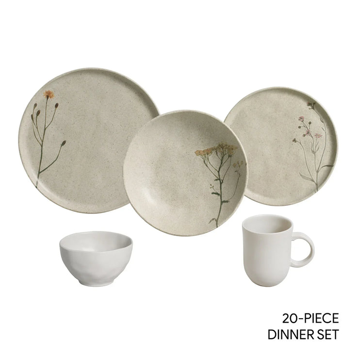 20 Pc. Dinnerware Set - Fluent Trends