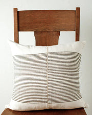 18" Riviera Hand-Stitch Throw Pillow Cover - Fluent Trends