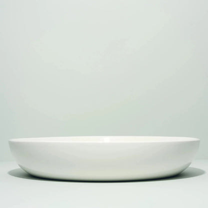 Shallow Serving Bowl - White