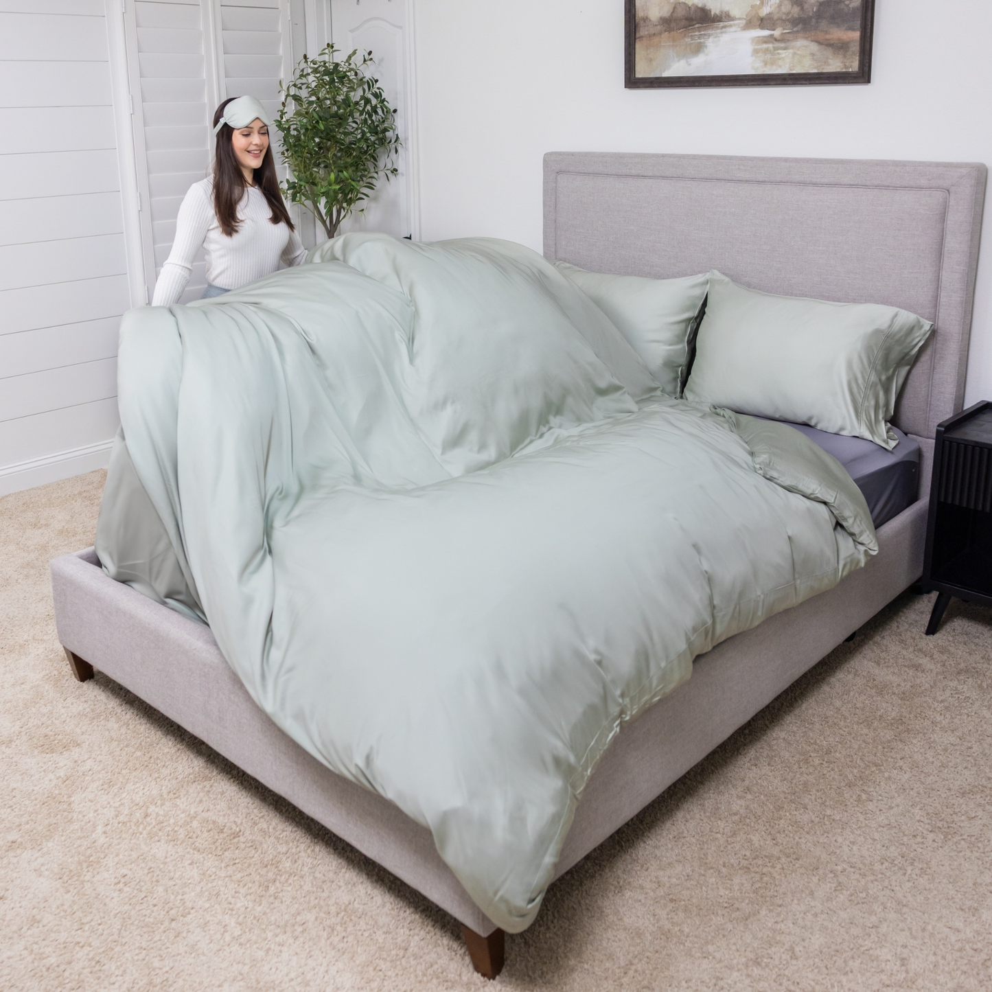 Bamboo Duvet Cover Set Greenleaf Linens