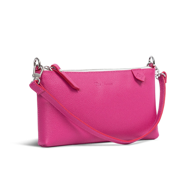 Elia Convertible Leather Bag – Clutch, Shoulder & Crossbody - Fluent Trends 