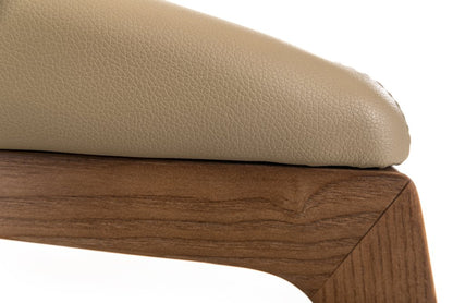 Faux Leather Curved Dining Chair