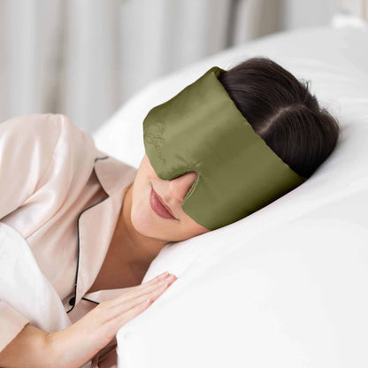 Silk Sleep Mask Greenleaf Linens