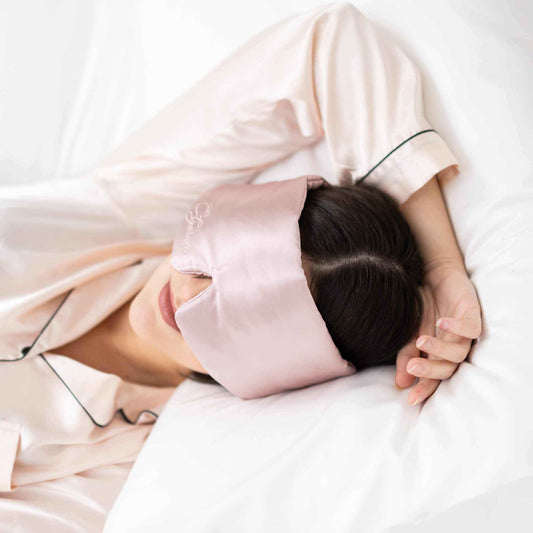 Silk Sleep Mask Greenleaf Linens