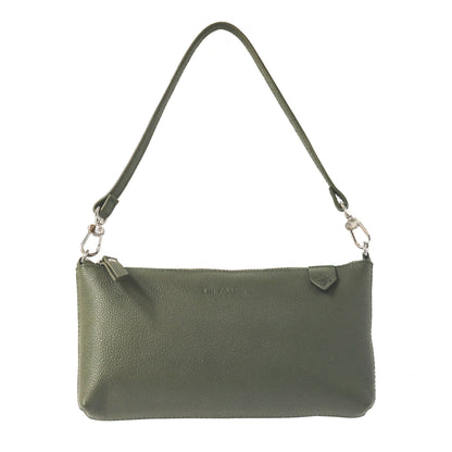 Elia Convertible Leather Bag – Clutch, Shoulder & Crossbody
