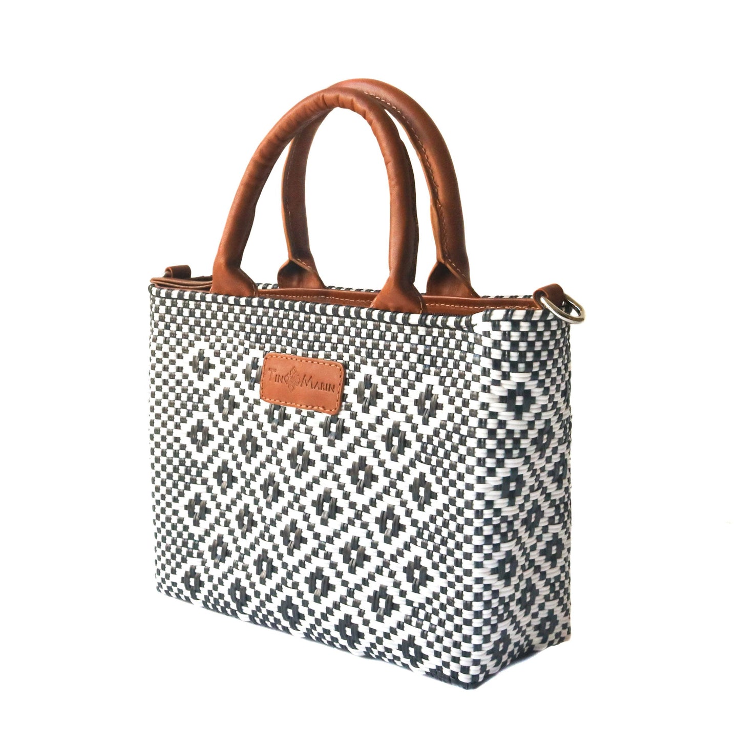 Panda Small Woven Crossbody Bag - Fluent Trends Cross Body Bag