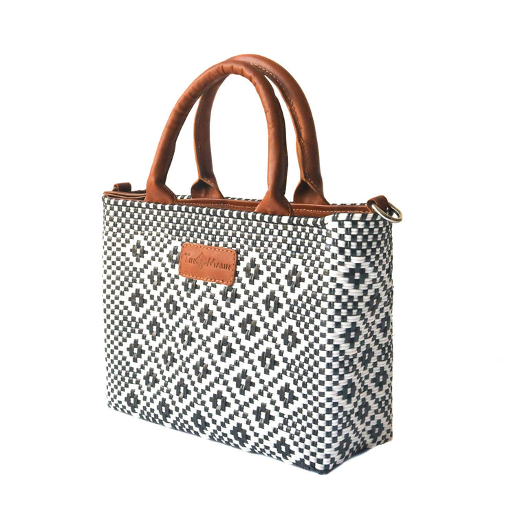 Panda Small Woven Crossbody Bag - Fluent Trends Cross Body Bag