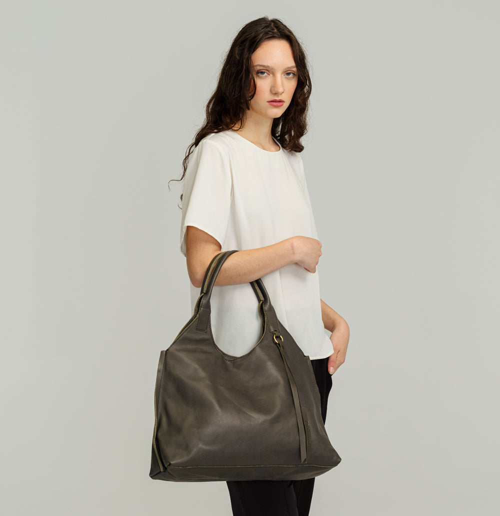 Lady Bird Tote | Natural Leather