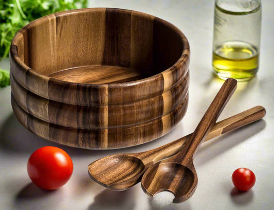 Large Salad Bowl with Servers - 330B3 Kalmar Home