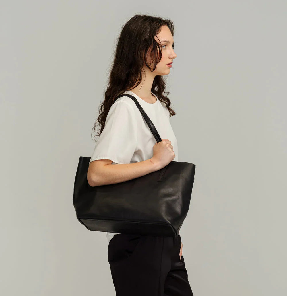 Lady Bird Carryall | Natural Leather