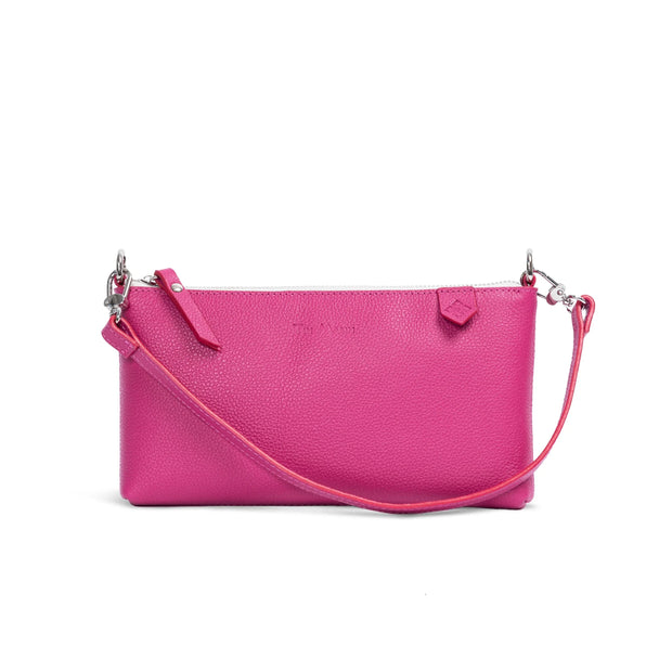 Elia Convertible Leather Bag – Clutch, Shoulder & Crossbody - Fluent Trends 
