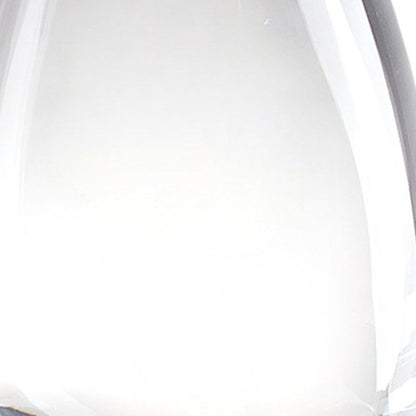 9" Clear Oval Lead Free Crystal Table Vase - Fluent Trends