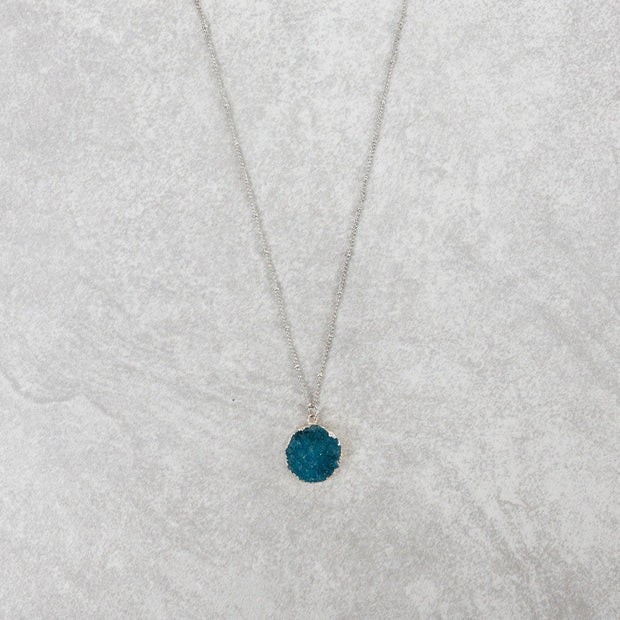 Chattan Geode Pendant Necklace - Fluent Trends