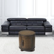 20" Brown Wood Round Coffee Table - Fluent Trends Coffee Tables
