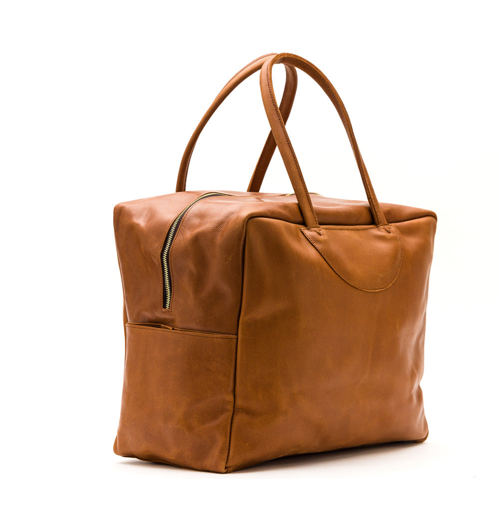 Bonnell Travel Bag | Natural Leather