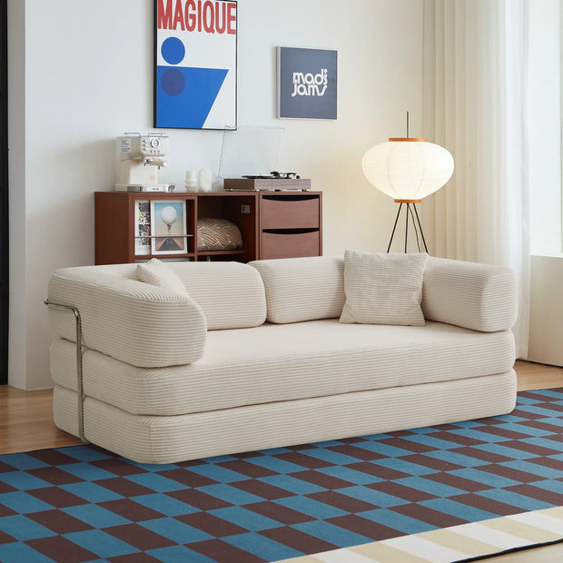 Floor Couch, Compressed ~ Convertible Floor Sofa Sleeper Bed - Fluent Trends