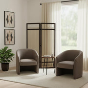 Light and Dark Rattan Three Panel Room Divider Screen - Fluent Trends Room Dividers