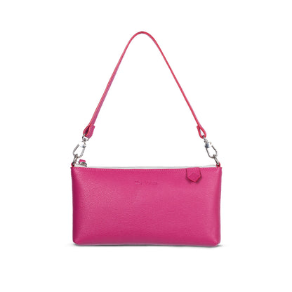 Elia Convertible Leather Bag – Clutch, Shoulder & Crossbody