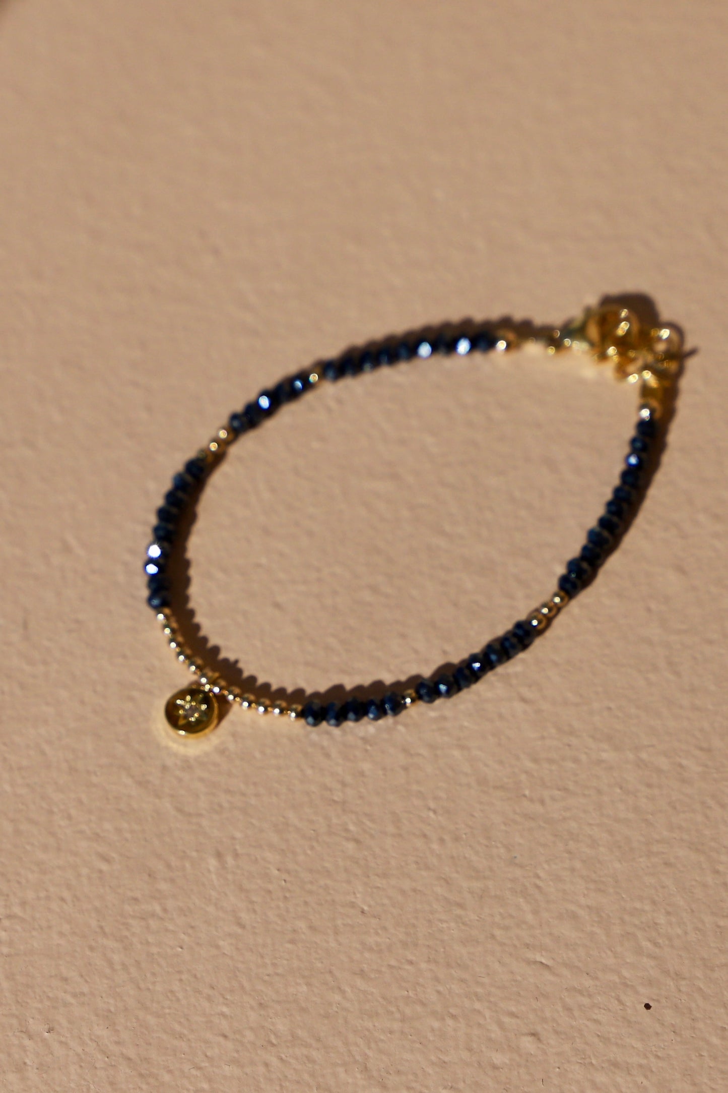 BEADED STAR MEDALLION BRACELET