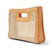 Cannes Rattan Top Handle Bag - Fluent Trends