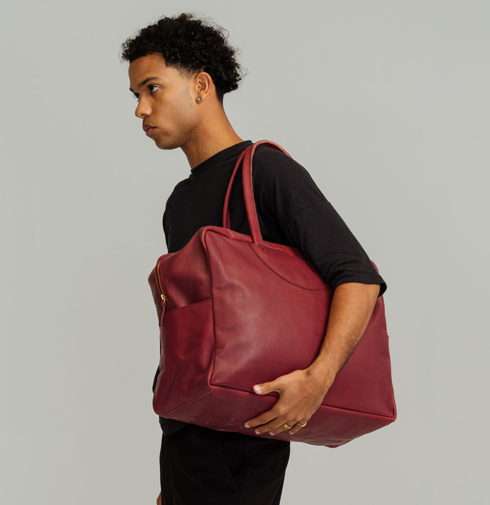 Bonnell Travel Bag | Natural Leather