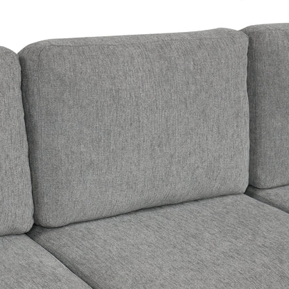 109.1' Sectional Sofa Convertible Pull-out Sofa Bed with Storage Ottoman Streamdale Furniture