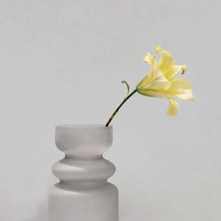 Elsa Vase - Frosted Grey - Fluent Trends