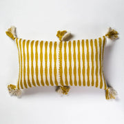 Antigua Pillow - Ochre Striped - Fluent Trends