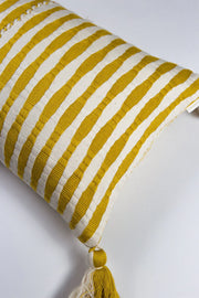 Antigua Pillow - Ochre Striped - Fluent Trends