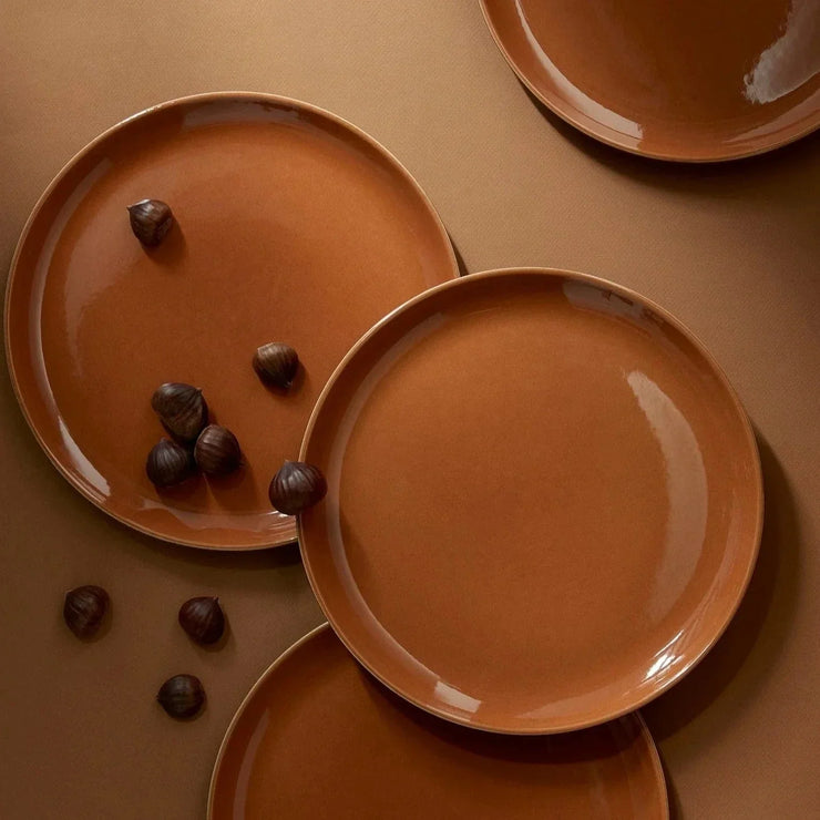 S/4 Tunisian Dinner Plate - Terracotta - Fluent Trends