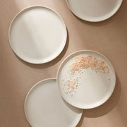S/4 Tunisian Dinner Plate - Matte White - Fluent Trends