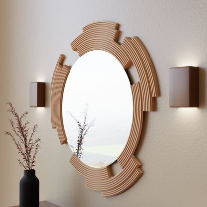 Sculpt Mirror - Elegant & Eco-Friendly Wall Decor