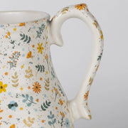 Tula Handcrafted Floral Ceramic Pitcher - Fluent Trends