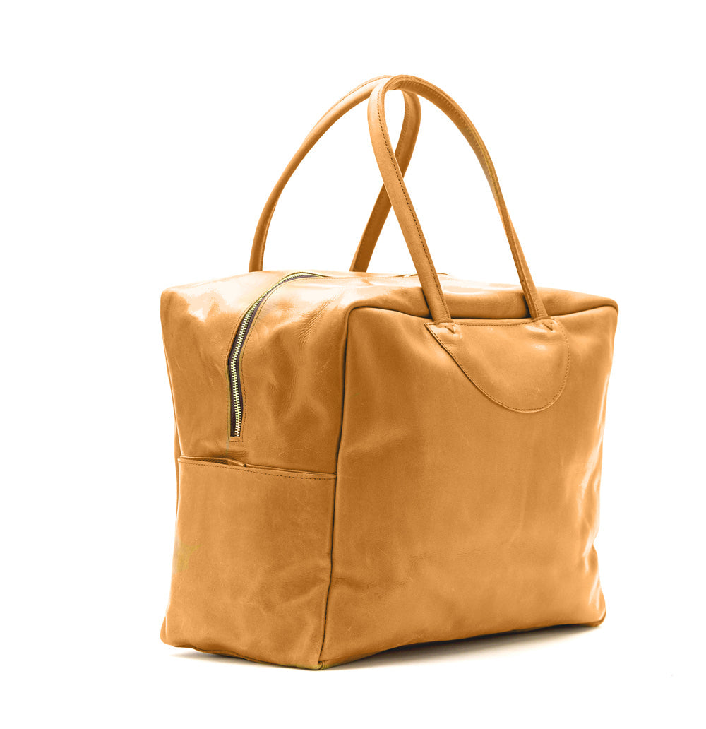 Bonnell Travel Bag | Natural Leather