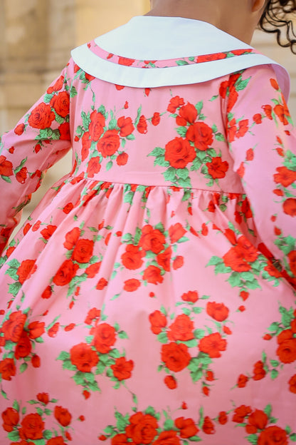 Toddler | Girls | Garden Dress | Vintage Rose