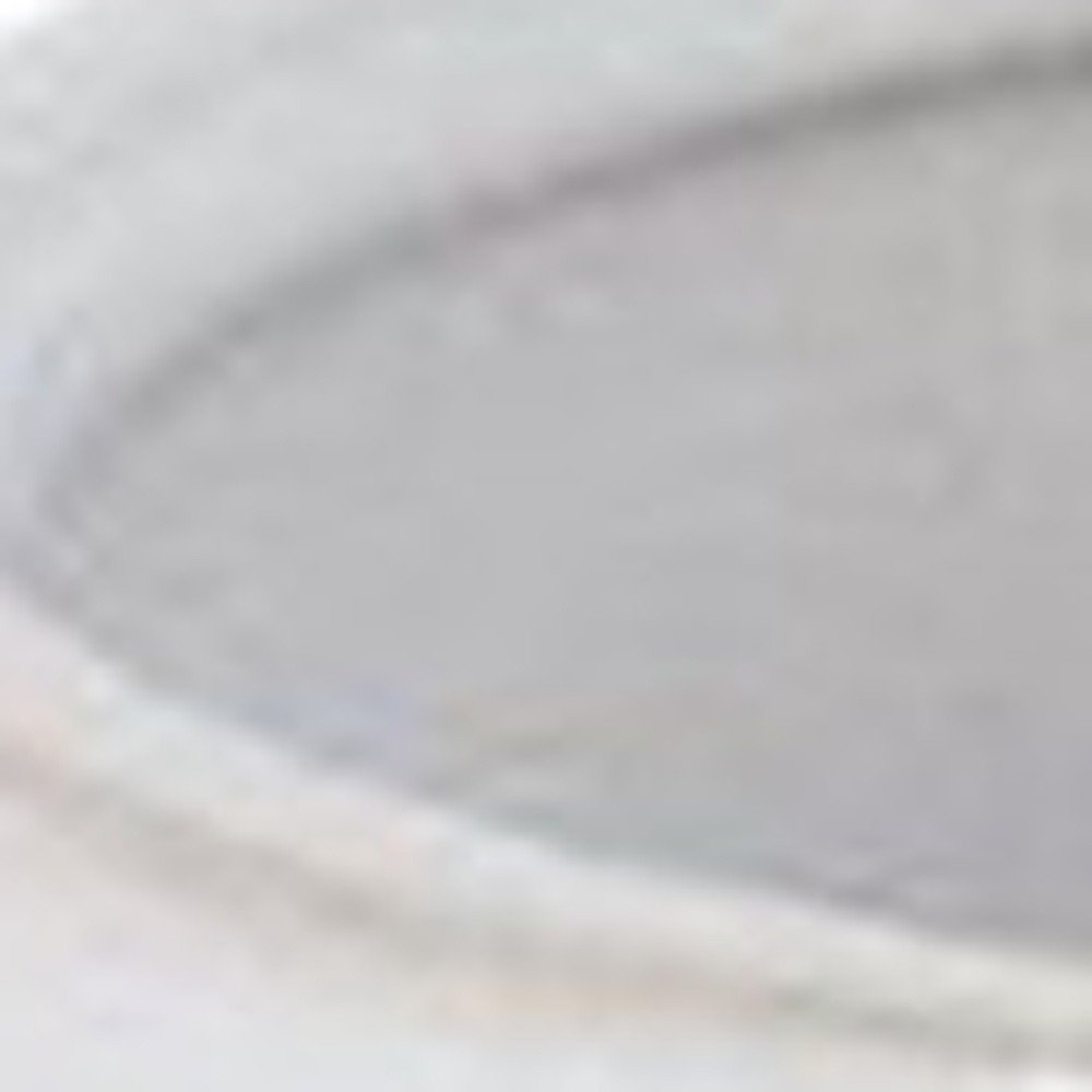 Set of Three White Porcelain 1 Ounce Round Funny Face Pot Planters With Stands