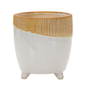 Brown 10 Ounce Round Pot Planter No additional pieces included - Fluent Trends Indoor Planters