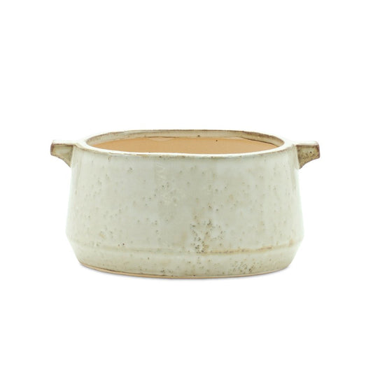 6" Gray Clay Round Pot Planter HomeRoots