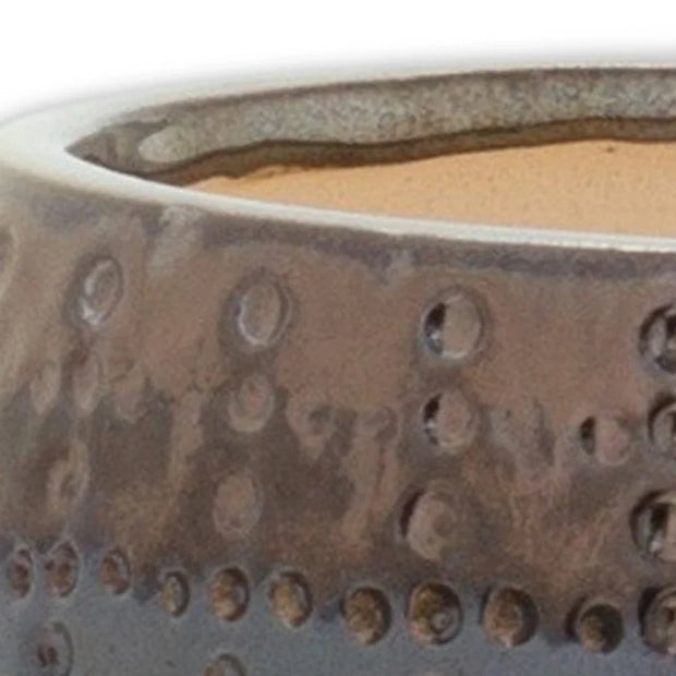 6" Blue Clay Round Pot Planter - Fluent Trends Indoor Planters