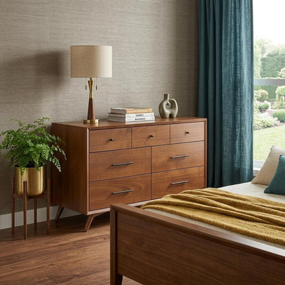 Solid Wood Bedroom Furniture | Mahogany Chest and Double Dresser