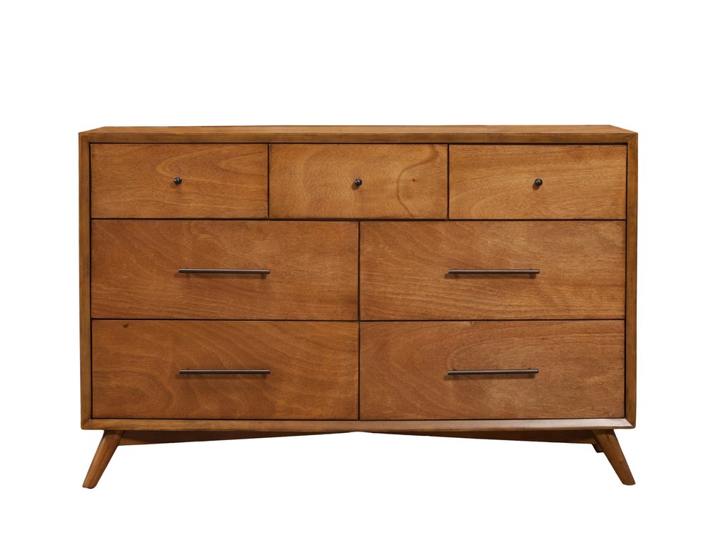 Solid Wood Bedroom Furniture | Mahogany Chest and Double Dresser