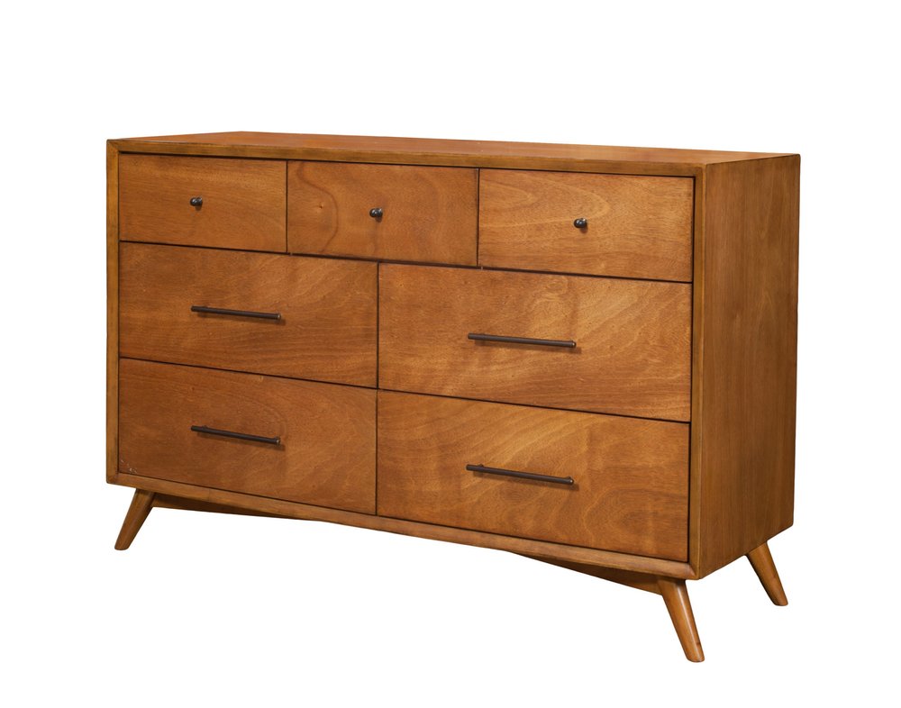 Solid Wood Bedroom Furniture | Mahogany Chest and Double Dresser