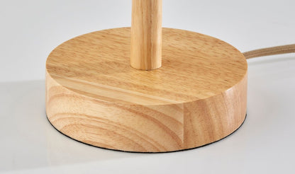 28" Round Natural Wood Table Lamp