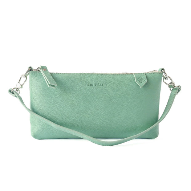 Elia Convertible Leather Bag – Clutch, Shoulder & Crossbody - Fluent Trends 