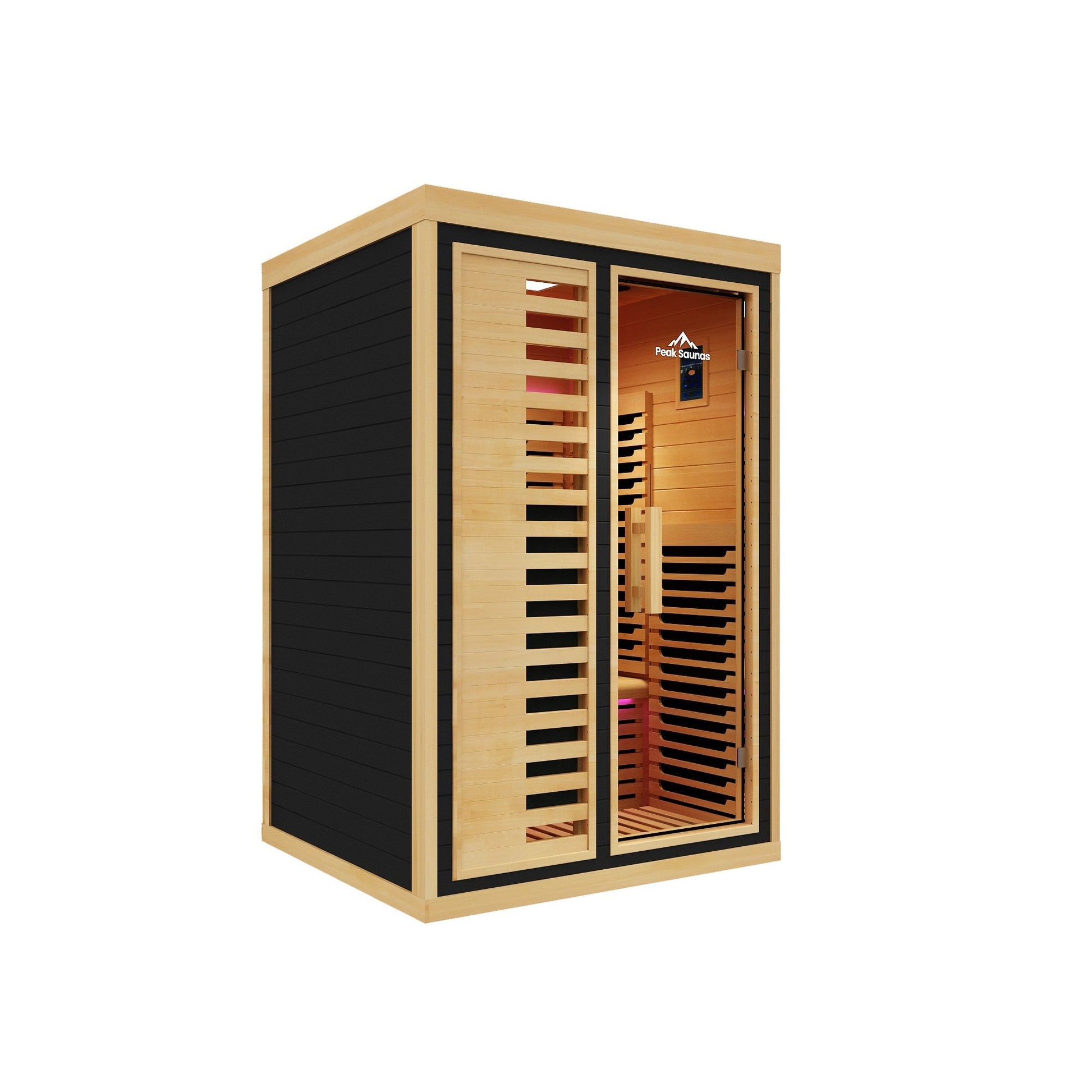 Peak Saunas Everest 2-Person Full Spectrum Infrared XL Medical-Grade Red Light Peak Wellness USA