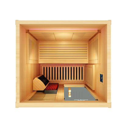 Peak Saunas Everest 2-Person Full Spectrum Infrared XL Medical-Grade Red Light Peak Wellness USA