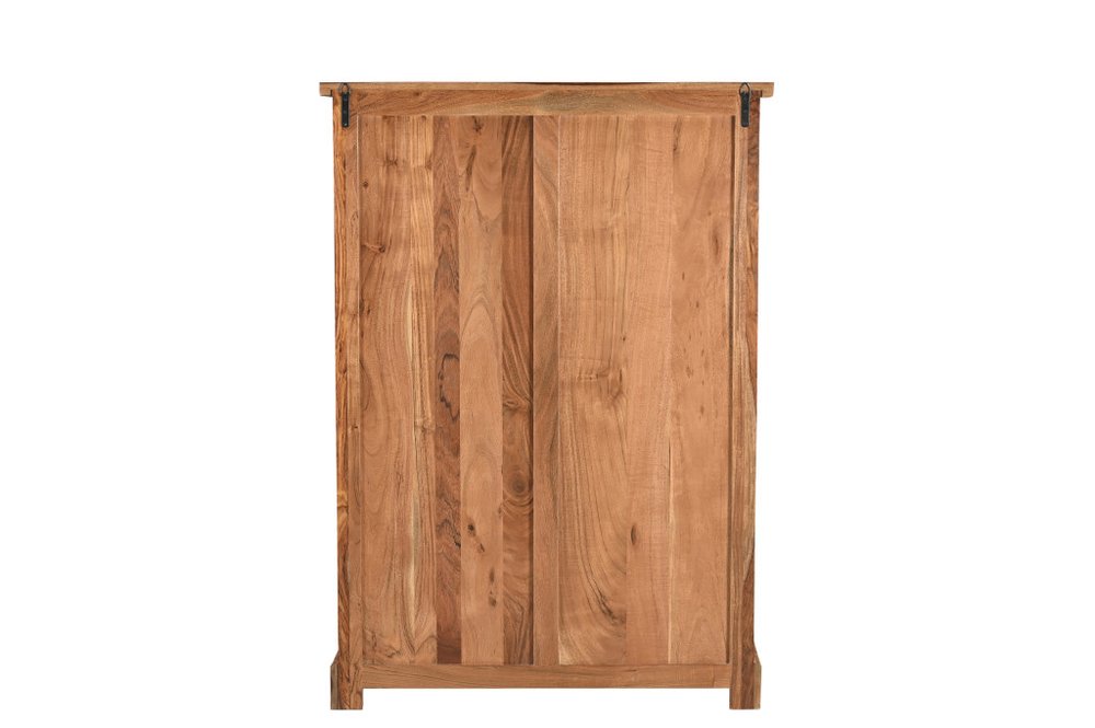 Solid Wood Live Edge Chest | Five-Drawer Sheesham Wood