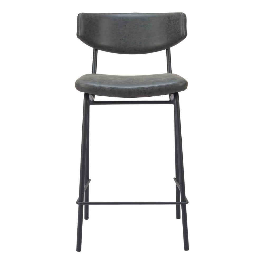 Soren Matte Black Bar Stool Set