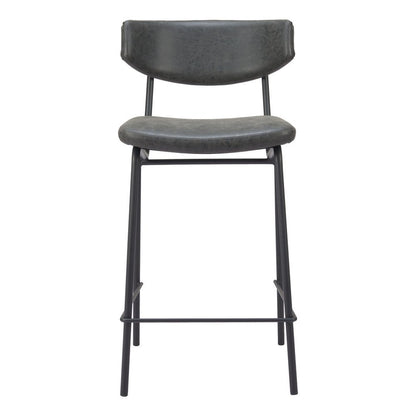 Soren Matte Black Bar Stool Set